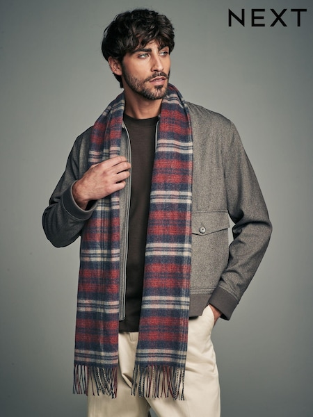 Rojo - Check Woven Scarf (945846) | 21 €