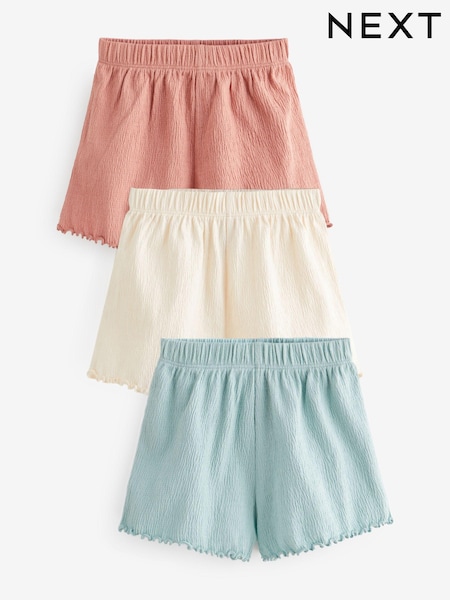 Modra in roza - Textured Shorts 3 Pack (3mths-7yrs) (946114) | € 10 - € 14