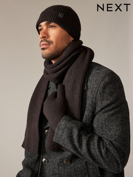 Черный - Hat, Gloves and Scarf Soft Touch Set (946246) | €18