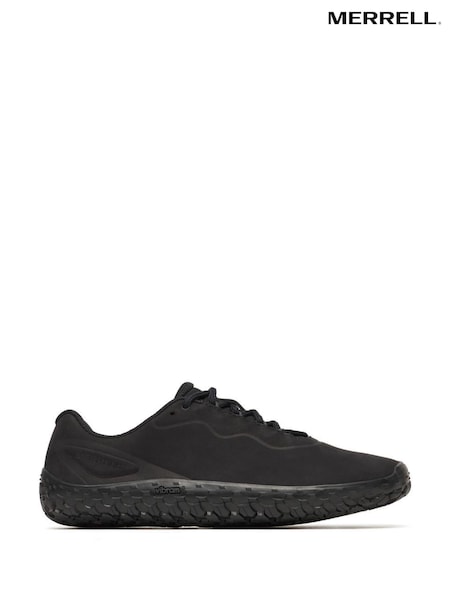Black - Merrell Vapor Glove 7 Leather Walking Shoes