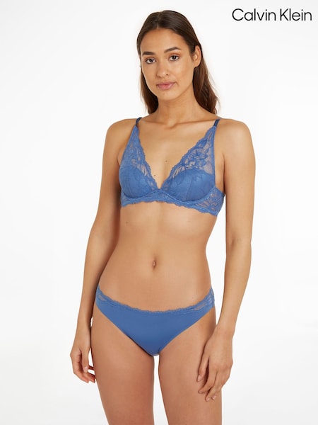 Calvin Klein Blue Seductive Comfort Lace Bikini Briefs (946932) | €19