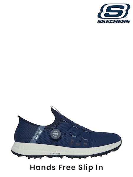 Skechers Blue Mens Go Golf Elite 5 Slip In Waterproof Shoes (946966) | AED815