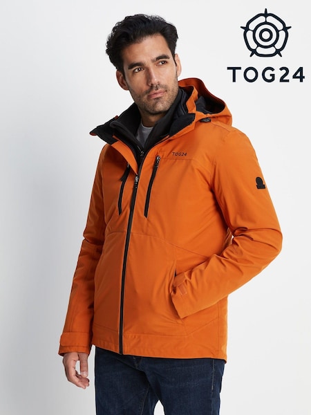 Tog 24 Orange Denton Waterproof 3 in 1 Hooded Jacket (946974) | ₪855