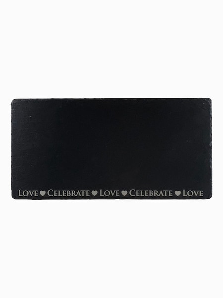 The Just Slate Company Love & Celebrate  Table Runner (947067) | €40