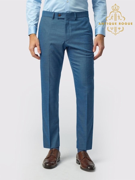 Azul - Regular Antique Rogue Slim Fit Blake Texture Trousers