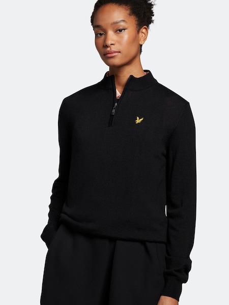 Lyle & Scott Black The Kerry 1/4 Zip Sweat Top (947617) | 69 €
