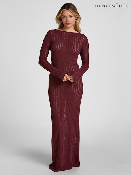 أحمر - Hunkemoller Beach Coastal Muse Dress