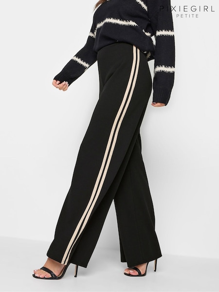 PixieGirl Petite Black Wide Leg Trousers (949550) | €42
