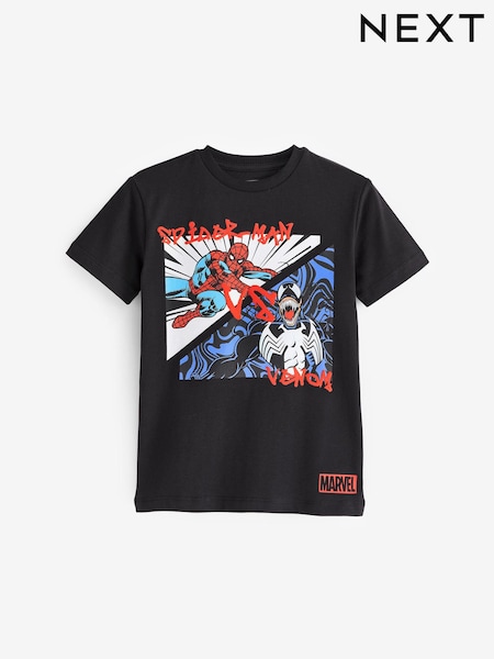 Venom Schwarz - Spider-Man Short Sleeve T-Shirt (3-16yrs) (950518) | 6 € - 8 €