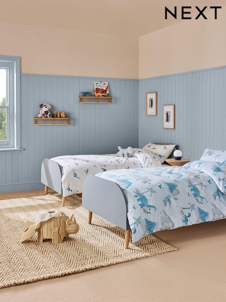 2 Pack Blue Dinos Duvet Cover and Pillowcases Set (951005) | $47 - $71