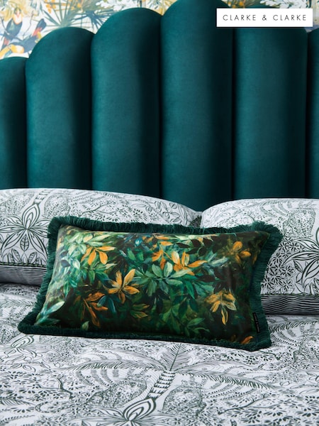 Clarke & Clarke Green Congo Velvet  Cushion (951451) | €29