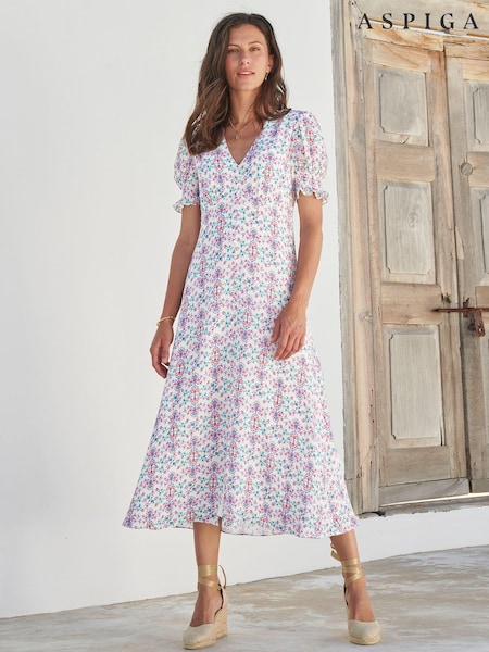 Aspiga Cream Sally Anne Tea Dress (951777) | €138