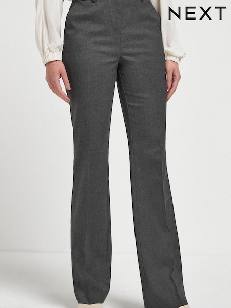 Charcoal Grey Tailored Boot Cut Trousers (952135) | €10