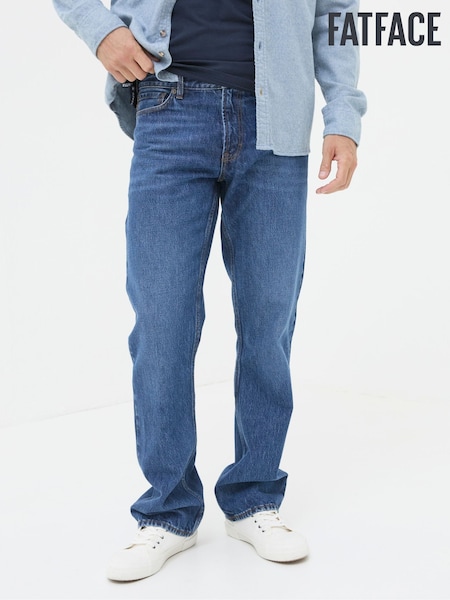Albastru prespălată - Bootcut - Blugi FatFace (952197) | 439 LEI