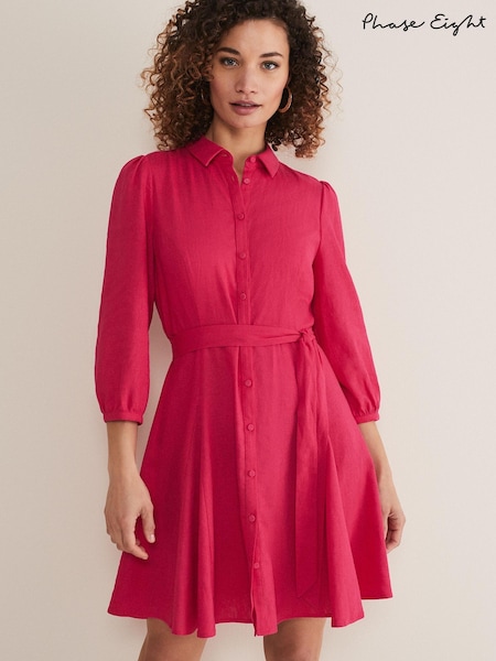 Phase Eight Pink Lucie Shirt Dress (952221) | €35