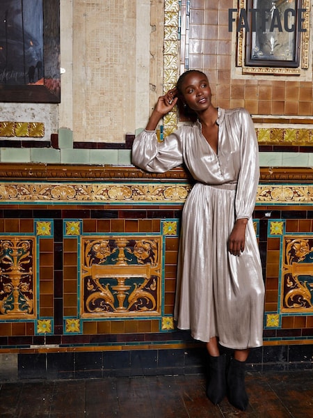 FatFace Metallic Midi Skirt (952691) | 80 €