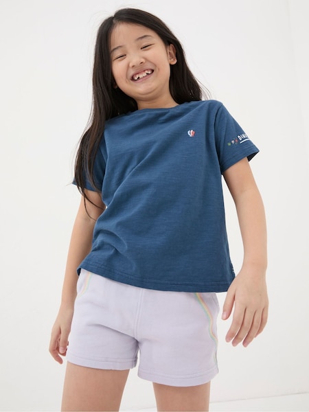 Blue - Fatface Dinosaur Graphic T-shirt