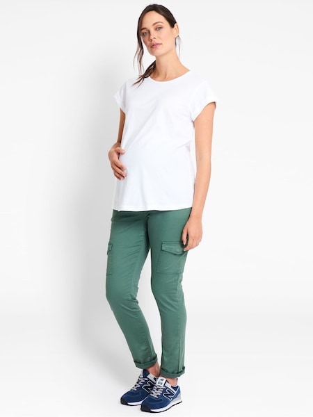 JoJo Maman Bébé Khaki Skinny Cargo Maternity Trousers (953307) | 51 €