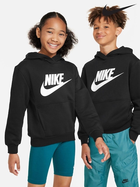 Negro - Nike Club Fleece Logo Hoodie (954214) | 54 €