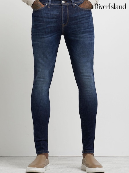 River Island Blue Dark Spray On Bombay Jeans (954472) | 18 €