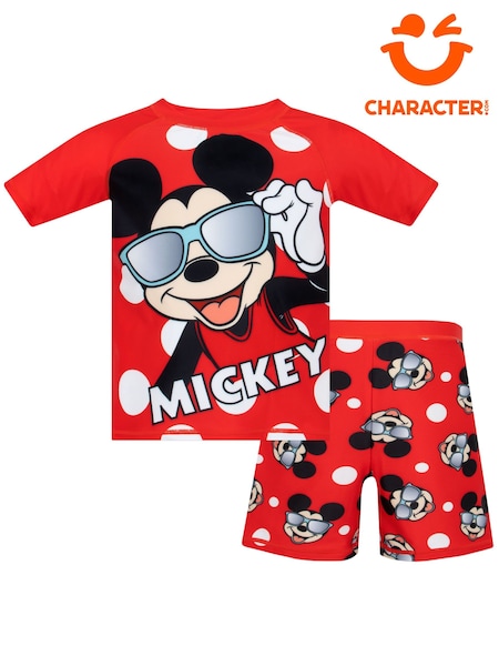 Character Red Mickey Mouse Top & Shorts Set (955805) | €25
