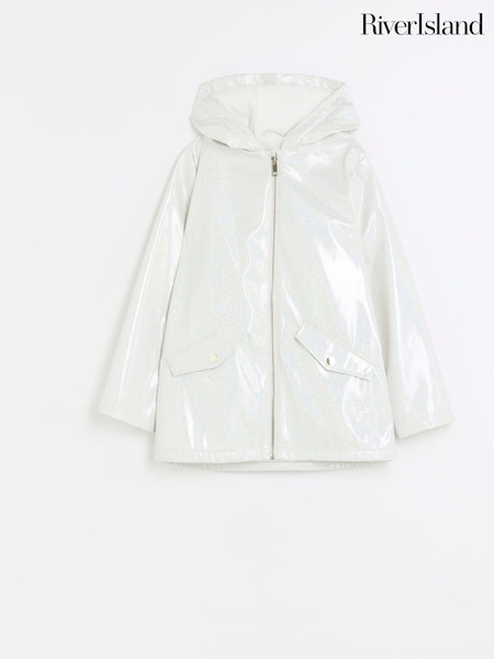 River Island Girls Glitter Rain Coat (955859) | ‏204 د.إ.‏ - ‏ 268‏ د.إ.