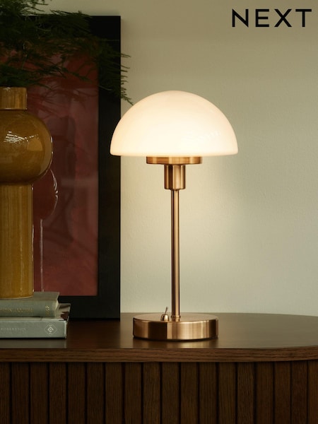 Brass Lambeth Rechargeable Wireless Table Lamp (956301) | €59