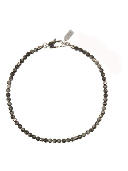 Orelia & Joe Grey Semi-P Beaded Chain Bracelet (957635) | €21