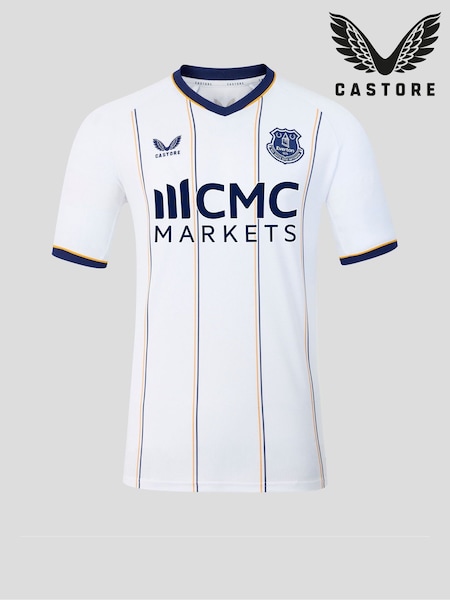 Hvit - Regular Castore Everton Away Short Sleeve T-shirt