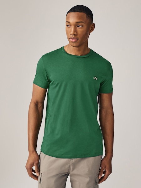 Verde - Lacoste Luxury Pima 100% bumbac Tricou (957860) | 229 LEI