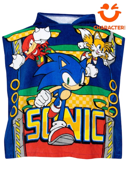 Character Blue Sonic 100% Cotton Poncho (957862) | €23