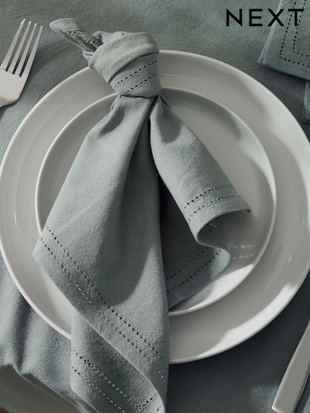 Edge Trim 100% Cotton Napkins Set of 4 (957893) | R$ 135