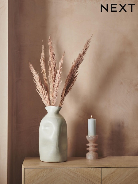 Natural Large Dimpled Ceramic Vase (958358) | €25
