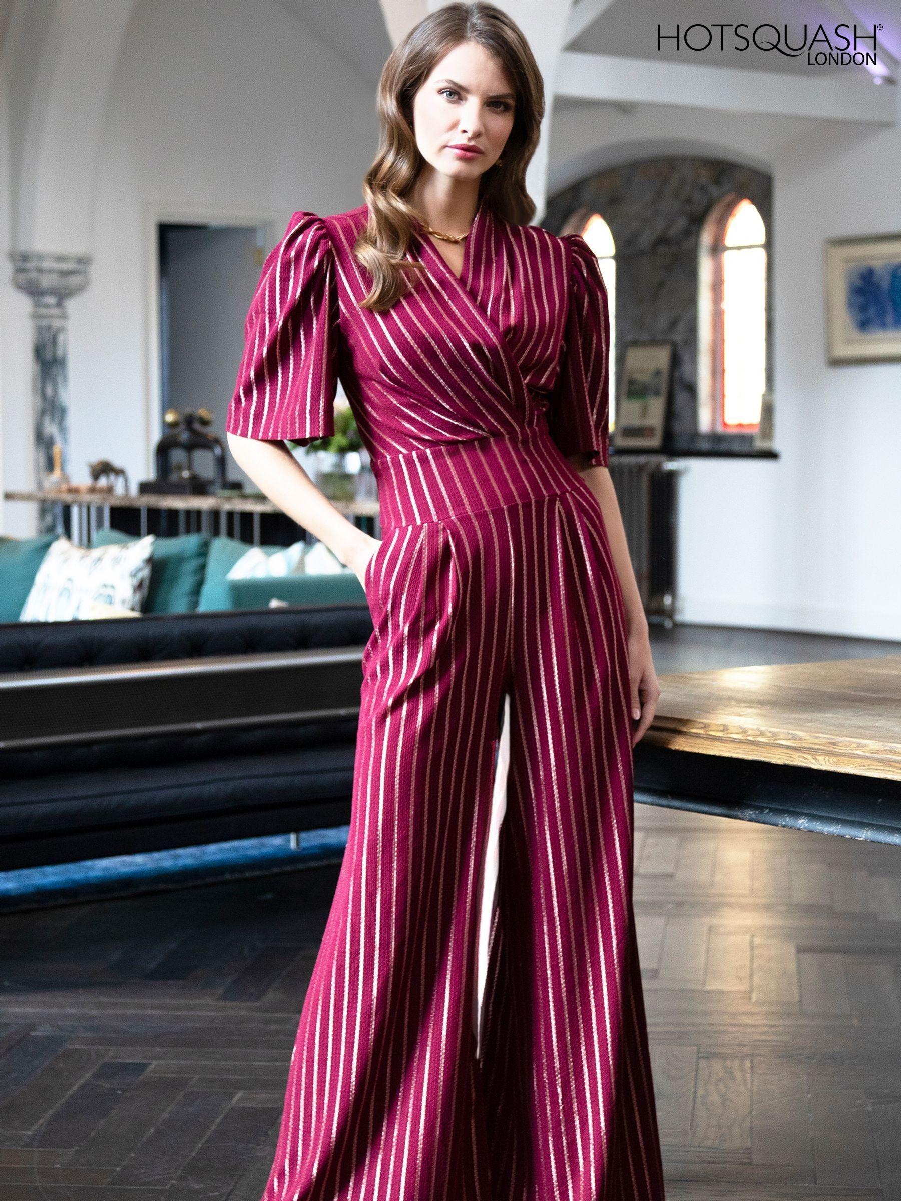 Striped short sleeve jumpsuit best sale