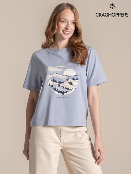 Blue - Craghoppers Bistort Ii Short Sleeved T-shirt