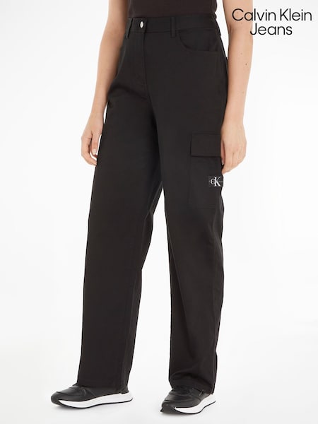 Calvin Klein Jeans High Rise Straight Twill Trousers (958879) | €69