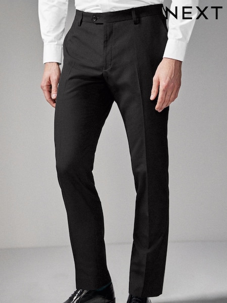 Black Slim Fit Suit Trousers (959277) | €47