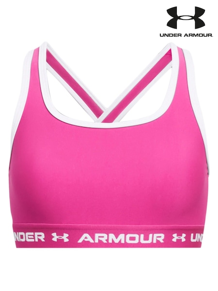 Under Armour Crossback Mid Support Bra (959705) | 64 LEI