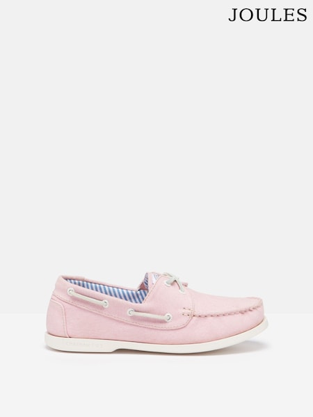 Joules Joules X Chatham Pink Jetty Deck Shoes (959774) | SGD 114