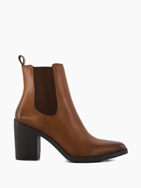 Бежевый - Dune London Promising Chelsea Western Ankle Boots (959828) | €99