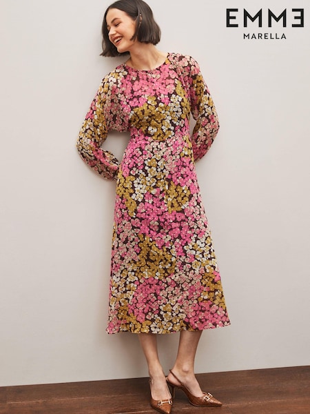 Emme by Marella Purple Floral Maxi Dress (959913) | €114