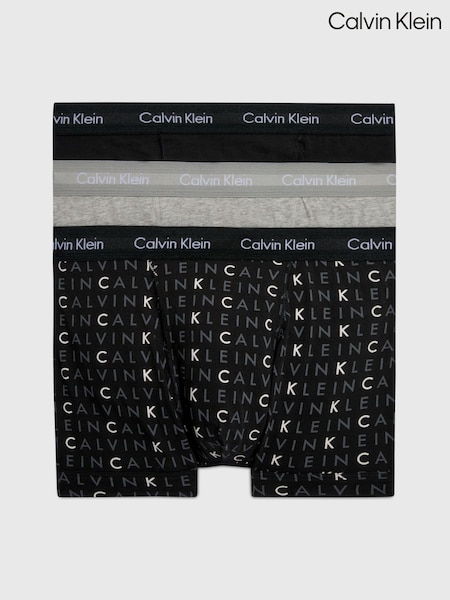 Calvin Klein Classic Stretch Trunks 3 Pack Boxers (959994) | ‏211‏₪