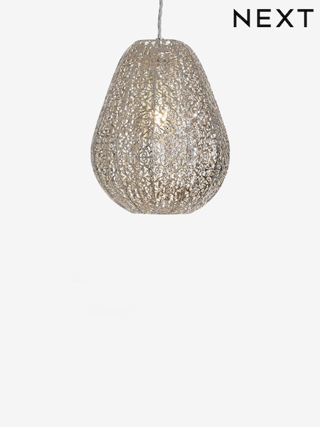 Nickel Oriana Easy Fit Pendant Lamp Shade (961330) | 186 QAR