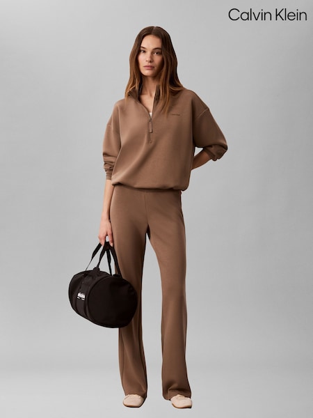 Qəhvəyi - Calvin Klein Smooth Knit Trousers