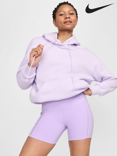 Nike Lilac Purple Universa High Waisted 5 Cycling Shorts (961941) | €34