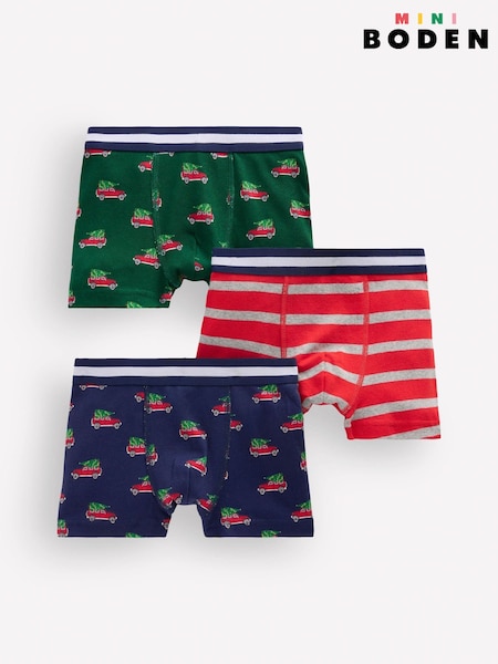 Green - Boden Boxers 3 Pack