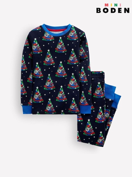 Blue - Boden Snug Glow-in-the-dark Pyjamas