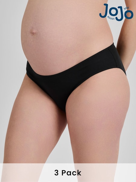 Schwarz - Jojo Maman Bébé 3-Pack Umstandsunterhosen (962507) | 26 €
