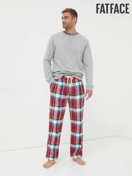 FatFace Red Matching Mens Pyjama Bottoms (962529) | €24