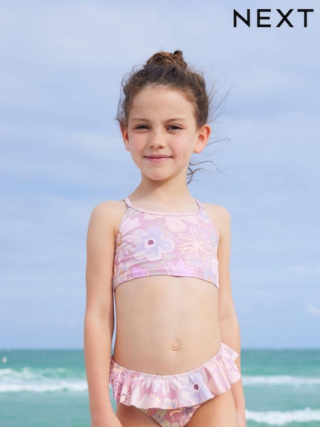 Blumenmuster in Lila - Bikini (3-16yrs) (962602) | 3 € - 4 €